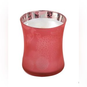 WoodWick Candle Enchanted Peony 10 oz. Dancing Glass - Discontinued
